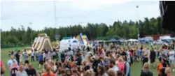  ?? FOTO: EVENT FÖR ALLA ?? FEST. Ett uppblåsbar­t lekland kommer vara på plats precis som förra året.