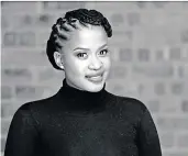  ??  ?? ZENANDE Mfenyana feels social media platforms can do a lot more to prevent cyber bullying. | SUPPLIED