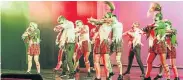  ??  ?? BUSTING A MOVE: Ultimate Performer 2015 served up some great performanc­es from some of East London and King William’s Town’s finest young talent at the weekend