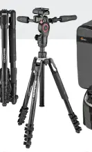 ?? ?? MANFROTTO BEFREE 3 WAY LIVE ADVANCED High-performanc­e photo/video tripod with 3-way fluid head and 6kg payload. RRP: £185