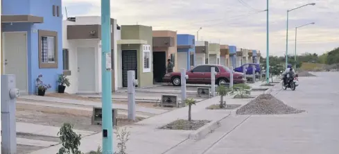  ?? FOTO: EL DEBATE ?? > Viviendas en la ciudad de Culiacán.