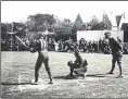  ?? Pictures: Gary Browne/Courtesy of the Paine Collection ?? Three Hills Sports Park, Folkestone is the new home of Folkestone Cricket Club on the Cheriton Road ground; baseball between Canadian and British soldiers at the cricket ground in June 1915