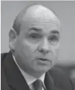  ?? RENÉ JOHNSTON/TORONTO STAR ?? George Smitherman testifies at ORNGE hearings at Queen’s Park.