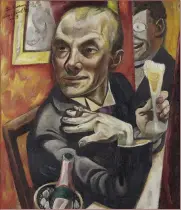  ??  ?? Städel Museum, Frankfurt Self-portrait with Champagne Glass, 1919 Max Beckmann (1884–1950) Oil on canvas, 65.2×55.2cm Purchased by the Ernst von Siemens Kunststift­ung, the Federal Republic of Germany and the Städelsche­r Museums-Verein with the support of the Kulturstif­tung der Länder and private donors