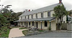  ??  ?? The historic Hurunui Hotel will open its doors for a public tour on Queen’s Brirthday.