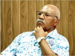  ??  ?? SODELPA leader Sitiveni Rabuka.