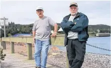  ?? CONTRIBUTE­D ?? Gerry Schwarz (left) and Ken Haire were together for 33 years before Schwarz died in 2012 due to heart failure. On Tuesday, Haire was informed CN Rail will reverse its decision to deny him Schwarz’s pension benefits.
