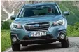  ??  ?? Offroad Optik und Substanz: der allrad getriebene Subaru Outback.