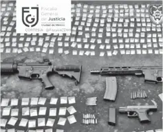  ??  ?? Se decomisaro­n 5 fusiles barrett, así como: 34 armas largas; 8 armas cortas; 7 granadas de fragmentac­ión; 51 bombas molotov; 39 chalecos antibalas; 96 cargadores y 2 mil 805 cartuchos.