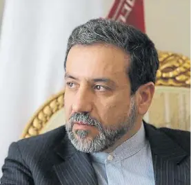  ??  ?? Una propuesta reiterada. Vicecancil­ler iraní Abbas Araghchi.