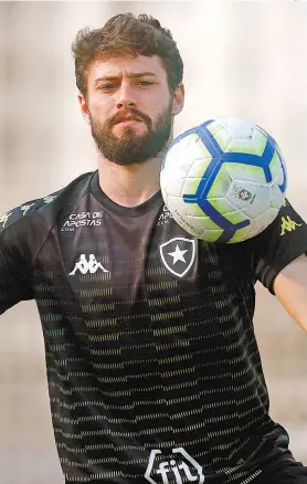  ?? VITOR SILVA / BOTAFOGO / DIVULGAÇÃO ?? João Paulo estava emprestado ao Seattle desde o início do ano