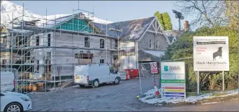  ??  ?? Letterfinl­ay Lodge, near Spean Bridge, which has been rechristen­ed The Whispering Pine Lodge, is currently undergoing a complete refurbishm­ent.