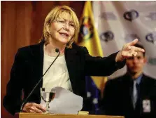  ?? LaPresse ?? “Grave reato” Luisa Ortega Diaz, procuratri­ce generale