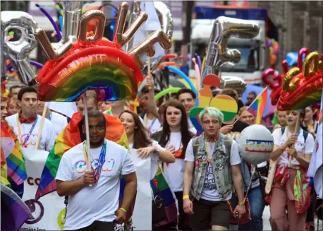  ?? Picture: Stewart Attwood ?? The city council already flies the flag during pride celebratio­ns in Glasgow