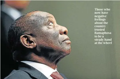  ?? Picture: Esa Alexander ?? President Cyril Ramaphosa’s testimony at the state capture commission portrayed him as a deputy who looked on while looters were capturing the state. How he handled the alleged robbery at his farm added more to his image problems, says the writer.