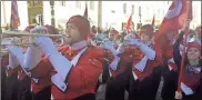  ?? / Contribute­d ?? Jacksonvil­le State University Marching Southerner trumpeter Connor Teems of Rockmart was among the band members who took part in a trip to Rome, Italy to perform in the Day of Peace Parade.