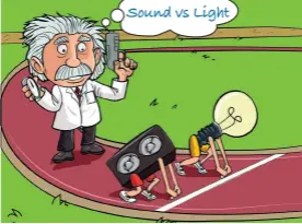 ??  ?? Sound vs Light