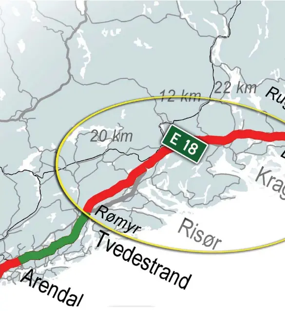 E18: Fire alternativ­er skal ut på høring - PressReader