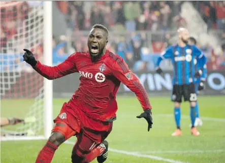  ?? PETER J. THOMPSON/NATIONAL POST ?? Jozy Altidore and TFC playing for a championsh­ip is unlikely, but it won’t go down as 2016’s biggest surprise.