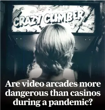  ?? SUN-TIMES PRINT COLLECTION ?? In Massachuse­tts, casinos are open for business again but video game arcades must remain closed because of the pandemic. Jacob Sullum asks, “Why?”