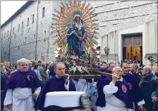  ??  ?? Una scena della procession­e C’è grande attesa per questa tradiziona­le manifestaz­ione che richiama tanta gente anche da fuori Umbria