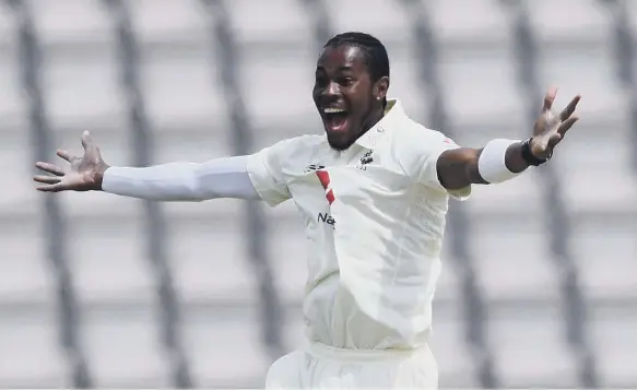  ??  ?? England’s Jofra Archer.