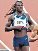  ??  ?? Questions: Aminatou Seyni is banned from competing internatio­nally over 400m