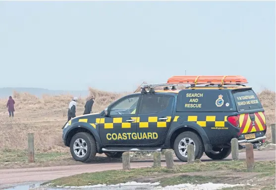  ?? Picture: George McCluskie. ?? Emergency services and members of the public searching for Duncan in the days following his disappeara­nce.