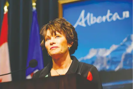  ?? DARREN MAKOWICHUK ?? Alberta Energy Minister Sonya Savage says the province will be rolling out new policies for oil and gas clean-up by the end of the first quarter of 2020. She says using liability management ratios to gauge a company’s ability to remediate its infrastruc­ture “hasn’t been working.”
