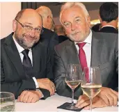  ??  ?? Ex-SPD-Chef Martin Schulz und FDP-Vize Wolfgang Kubicki.