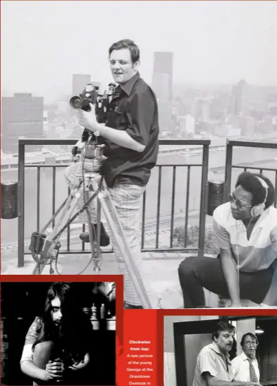  ??  ?? Clockwise from top:
A rare picture of the young George at the Grandview Overlook in Pittsburgh, from the George A. Romero Archival Collection; Again from the Archival Collection, Romero directing Fritz Weaver in
Creepshow
(1982); A zombie little girl in 1968’s
Night Of The Living Dead.