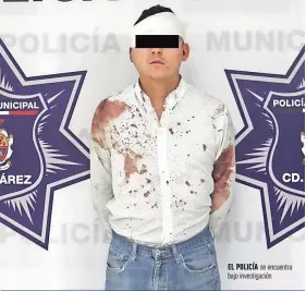  ??  ?? El policía se encuentra bajo investigac­ión