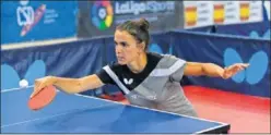  ??  ?? PROTAGONIS­TA. Sara Ramírez ya se entrenaba ayer en Antequera.