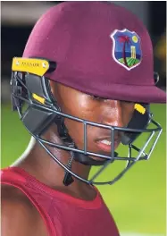  ?? MEDIA ?? West Indies Under-19 captain Emmanuel Stewart.CWI