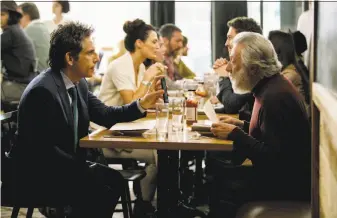  ?? Atsushi Nishijima / Netflix ?? Ben Stiller (left) and Dustin Hoffman in “The Meyerowitz Stories (New and Selected).”