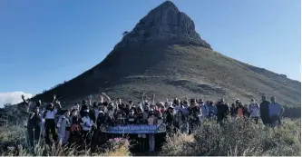  ?? ?? THE free SafetyMoun­tain Tracking app can help hundreds of hikers, runners and cyclists if they are stranded or injured on the mountain.