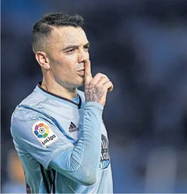  ??  ?? Iago Aspas es el genuino líder de este Celta, y más hoy en ausencia de Nolito y Rafinha, entre otros.