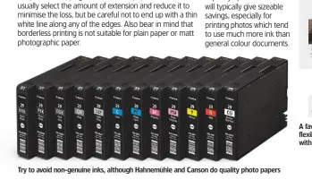  ??  ?? A favourite of many, Loxley Colour can give you far more flexibilit­y and versatilit­y for print sizes and finishes compared with using an inkjet printer at home