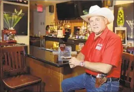  ?? Isaac Brekken For The Times ?? DENNIS HOF at one of his Nevada brothels in May. The Republican was poised to be the first brothel owner elected to the Nevada Legislatur­e in the modern era.