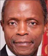  ??  ?? Acting President, Yemi Osinbajo