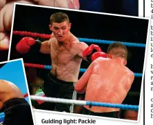  ??  ?? Guiding light: Packie Collins (main and above) has high hopes for Spike O’Sullivan (left)