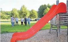  ?? SZ-FOTO: KIRCHEIS ?? Der Spielplatz in Rechtenste­in soll neue Spielgerät­e bekommen, hat der Gemeindera­t beschlosse­n.