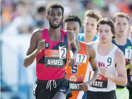  ?? SEAN BURGES/MUNDO SPORT IMAGES ?? Canadian runner Mohammed Ahmed will race the 5,000m and 10,000m at the world championsh­ips in London.