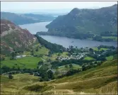  ??  ?? Glenriddin­g and Ullswater in the Lake District.