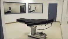  ?? COURTESY NEVADA DEPARTMENT OF CORRECTION­S ?? The new execution chamber at the Ely State Prison was completed last year, but the state’s stockpile of at least one of the drugs used in executions has expired. Nevada’s last execution occurred in 2006.