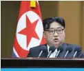  ?? ?? North Korea’s leader Kim Jong Un