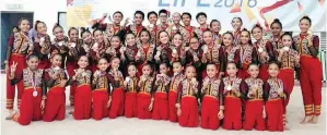  ??  ?? PASUKAN Borneo Flames, Sabah telah dianugerah­kan Anugerah Perak bagi prestasi cemerlang pada GfLC di Kuala Lumpur, Ogos lepas.