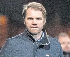  ??  ?? Dundee United boss Robbie Neilson.