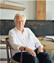  ??  ?? David Owen in his London home. He has been writing to the Prime Minister to urge her to adopt the EEA option of Norway, Iceland and Liechtenst­ein