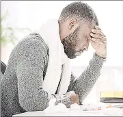  ?? (Courtesy pic) ?? A stressed black man.